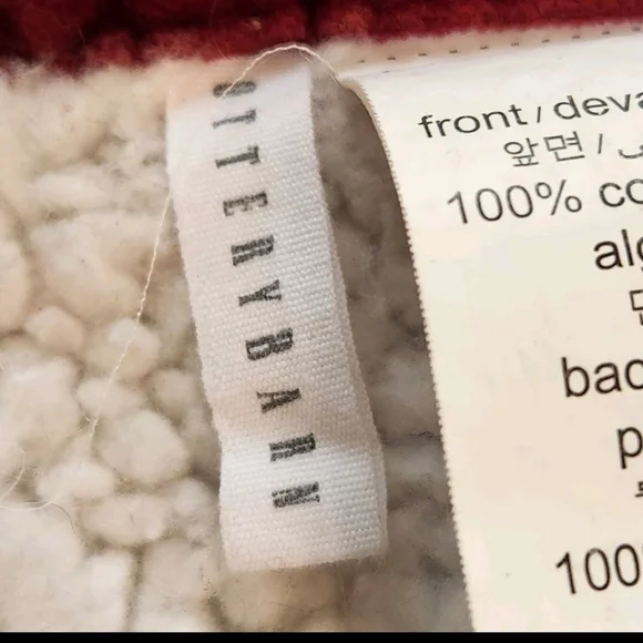 POTTERY BARN Stewart Plaid Cal King Reversible Flannel Sherpa Comforter Quilt - Picture 2 of 7